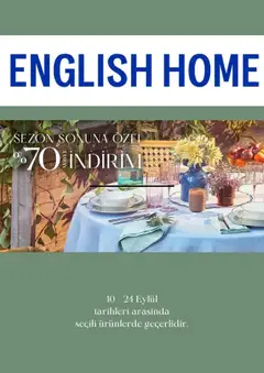 English Home Katalog 10.09.2024 - Broşürünün önizlemesi