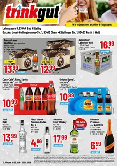 Vorschau von dem Prospekt des Geschäftes Trinkgut, gültig ab dem 17.05.2026