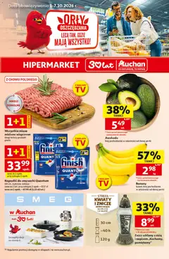 Pogląd gazetki "Auchan gazetka - Hipermarket" ze sklepu Auchan ważnej od 01.10.2026
