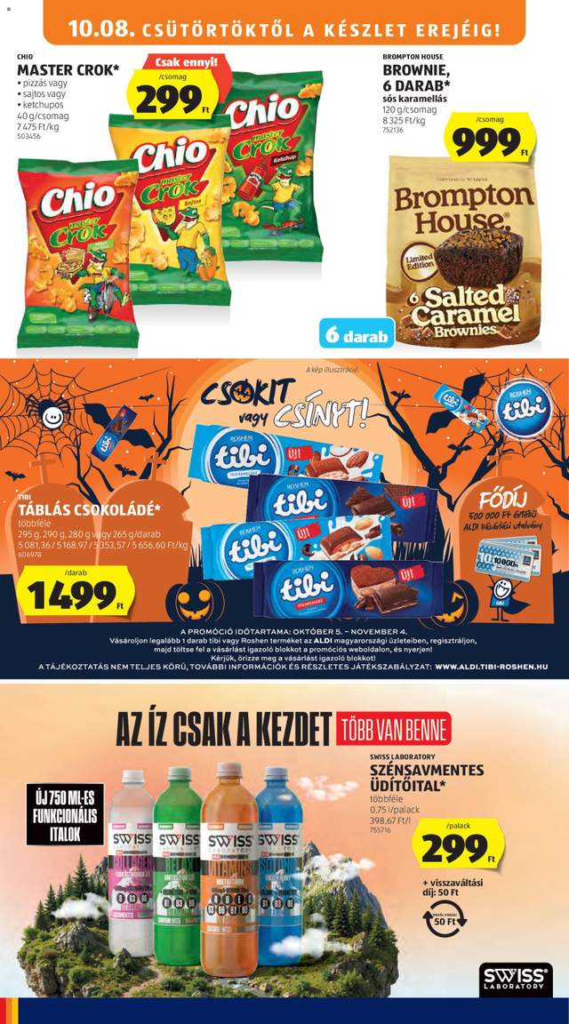Új Aldi akciós újság 10.08.