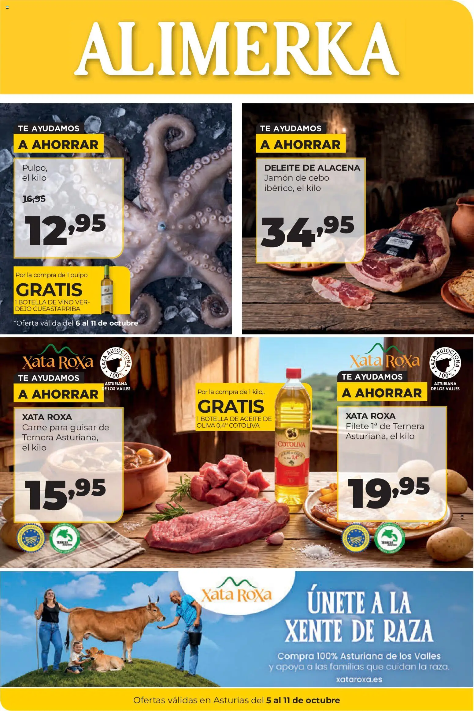 Vista previa del folleto de la tienda Alimerka válido desde el 05/10/2026 