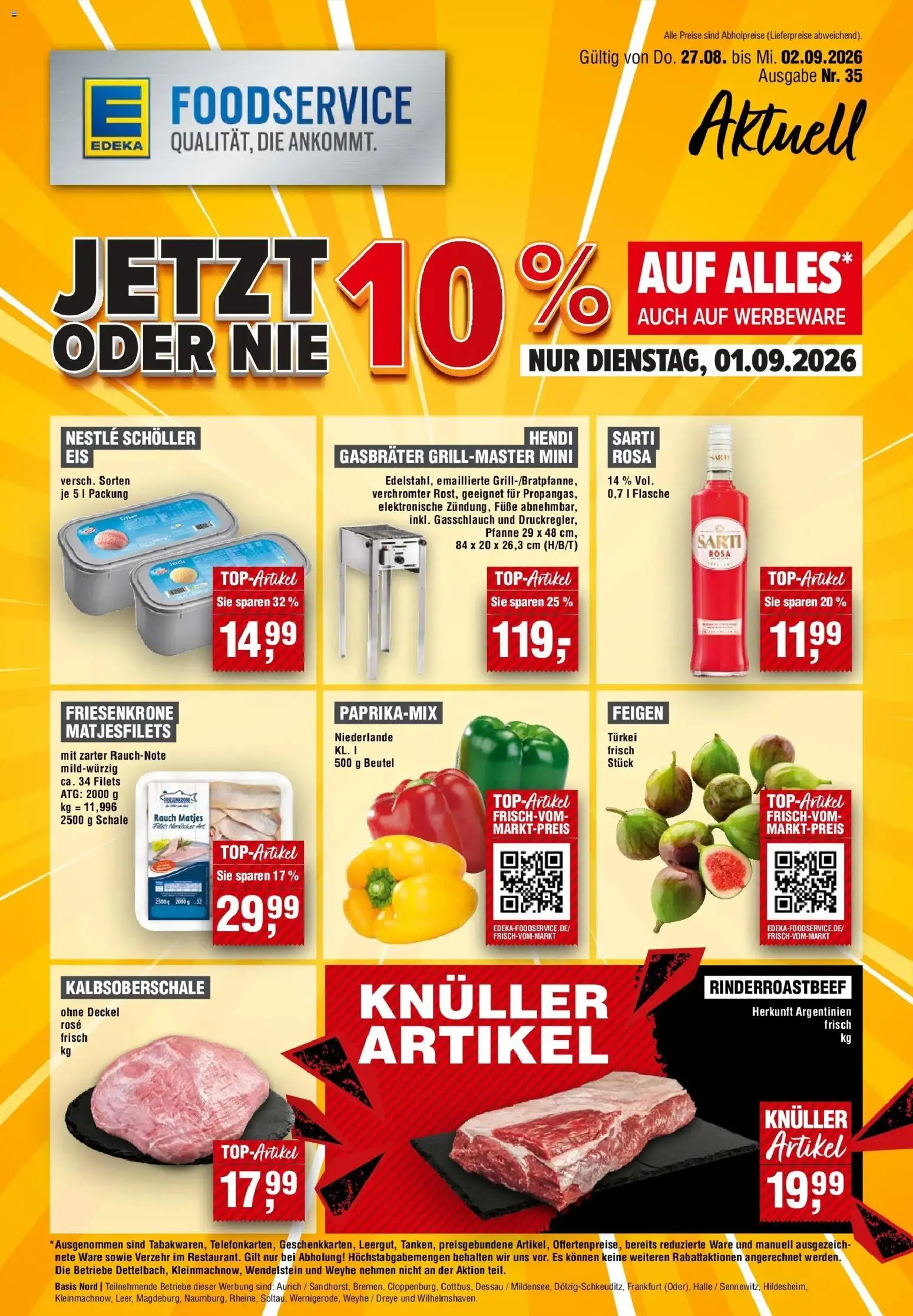 Vorschau von dem Prospekt des Geschäftes Edeka, gültig ab dem 27.08.2026