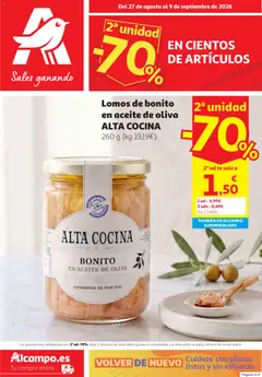 Vista previa del folleto de la tienda Alcampo válido desde el 27/08/2026 