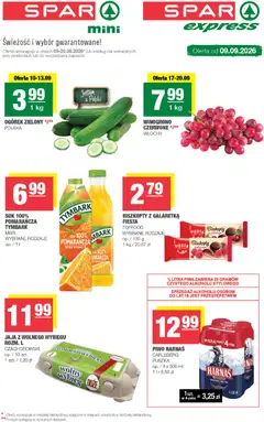 Pogląd gazetki "Spar gazetka - Mini" ze sklepu Spar ważnej od 09.09.2026