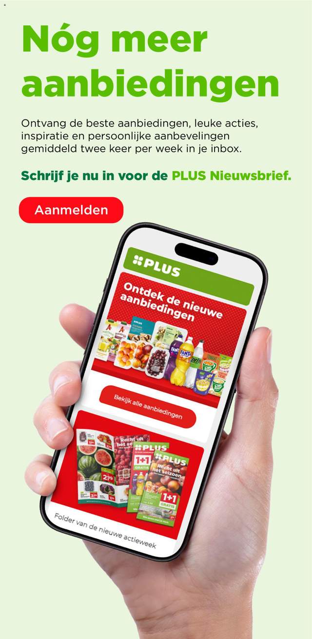 Nieuwe Plus folder vanaf 19-08