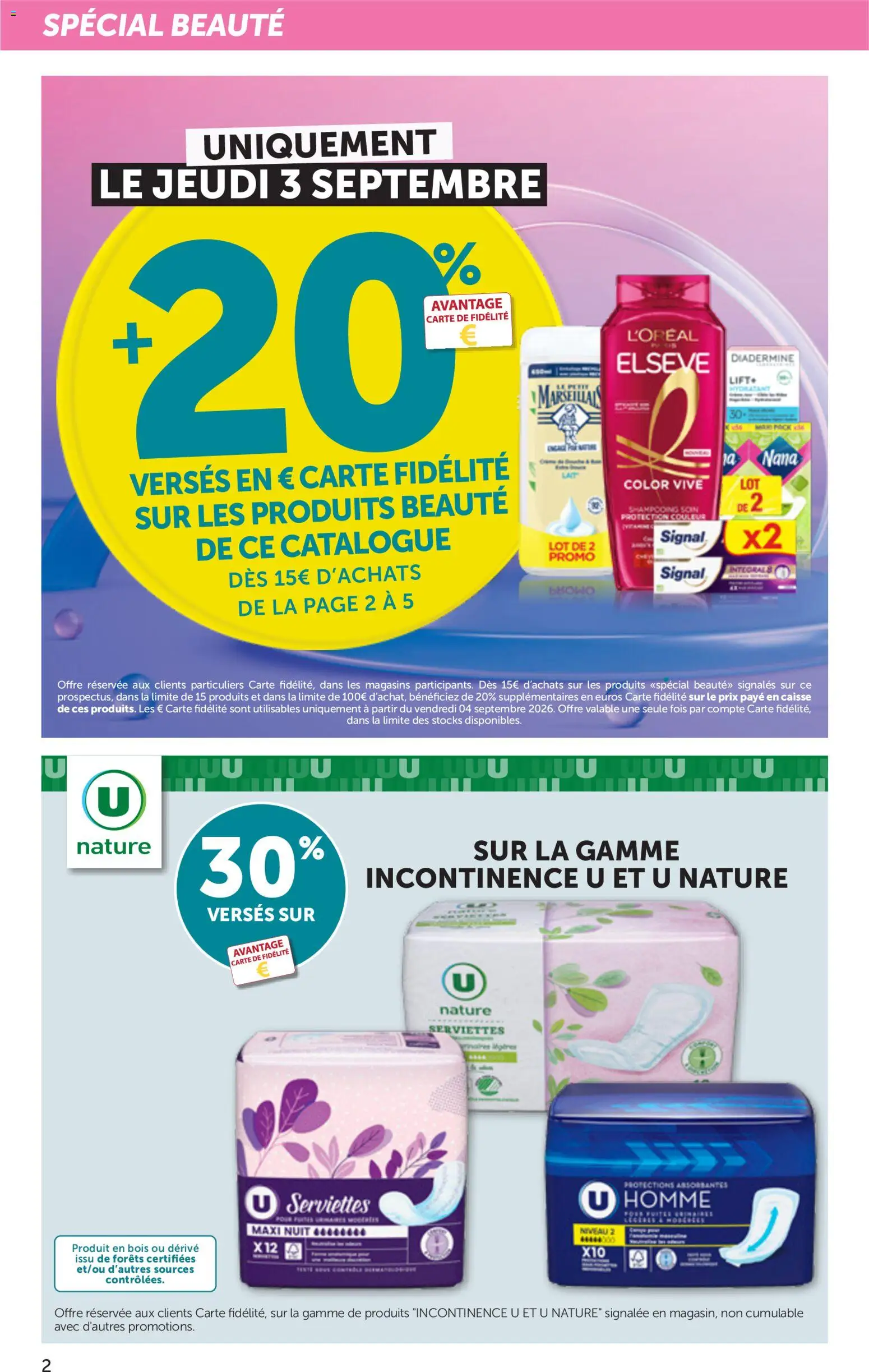 Prévisualisation de bi1 Maxi la beauté à prix bas du magasin bi1 formulaire valide 01/09/2026 - Shampooing, Serviettes, Produits beauté