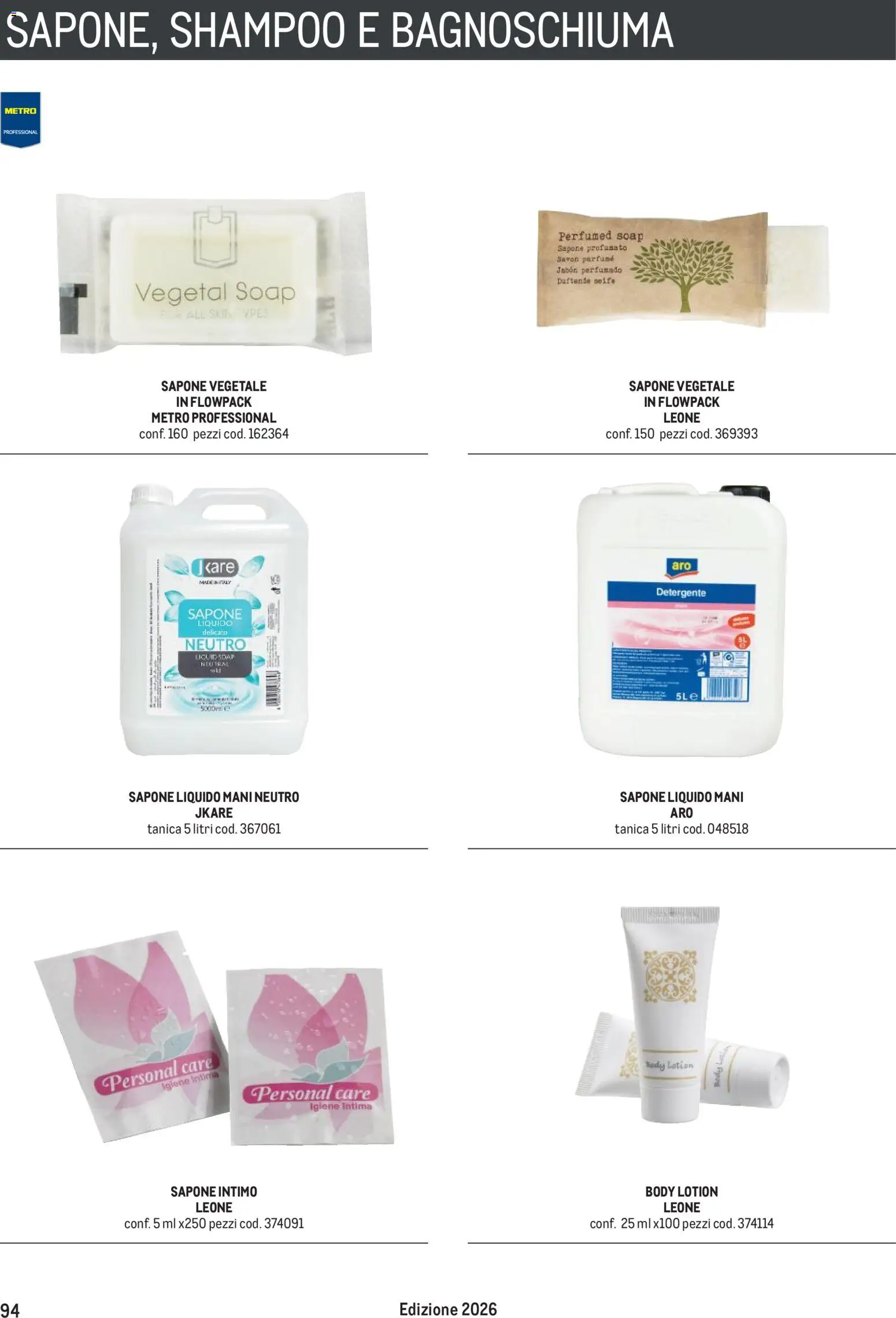 Anteprima dell'opuscolo Metro volantino Hotel dal negozio Metro valido da 31/08/2026 - Shampoo, Intimo, Bagnoschiuma, Sapone, Detergente, Tanica, Igiene intima