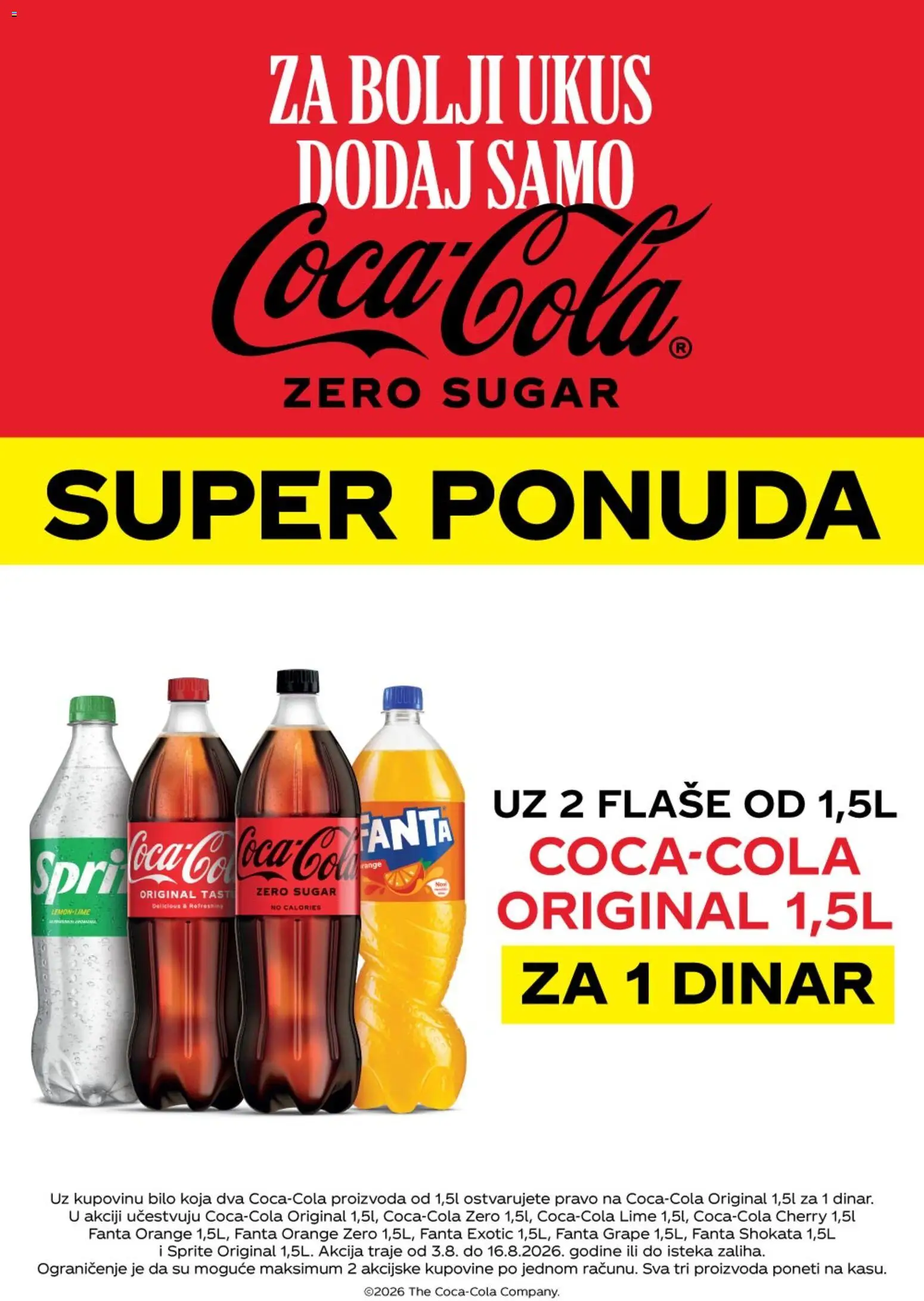Pregled Univerexport kataloga - važi od 03.08.2026 - Fanta, Sprite