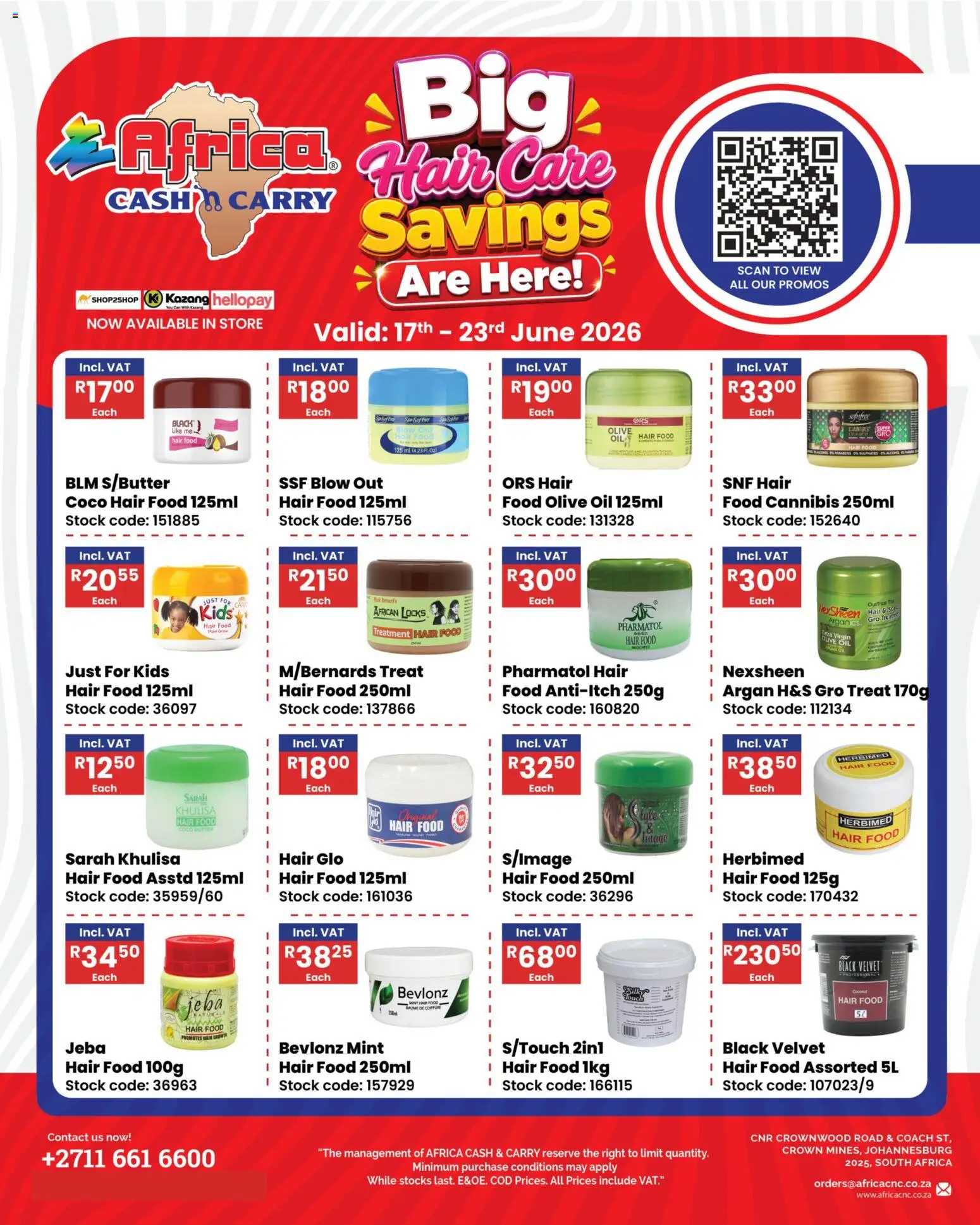 Preview of Africa Cash & Carry flyer valid from 17/06/2026