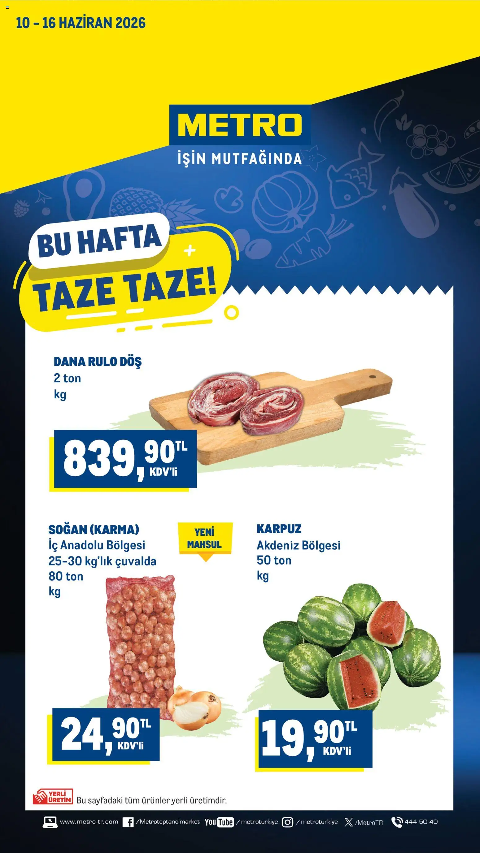 Metro Metro Katalog 10.06.2026 - Broşürünün önizlemesi