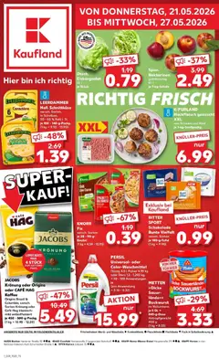 Vorschau von dem Prospekt des Geschäftes Kaufland, gültig ab dem 21.05.2026