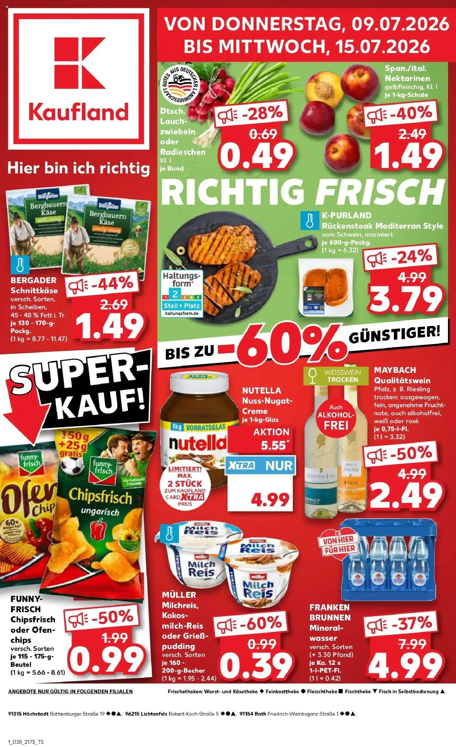 Vorschau von dem Prospekt des Geschäftes Kaufland, gültig ab dem 09.07.2026