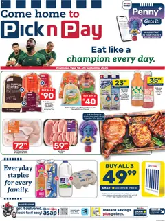 Preview of Pick n Pay flyer valid from 14/09/2026