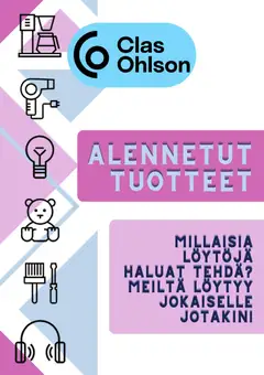Kaupan Clas Ohlson Clas Ohlson tarjoukset esikatselu, voimassa 29/05/2026