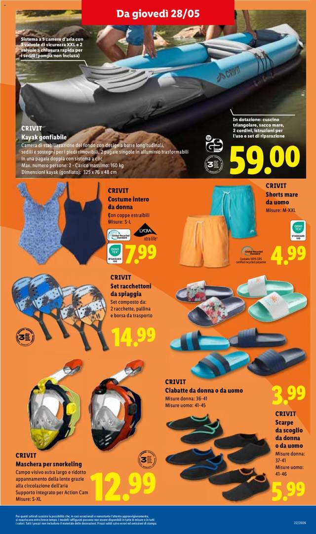 Nuovo volantino Lidl dal 28/05