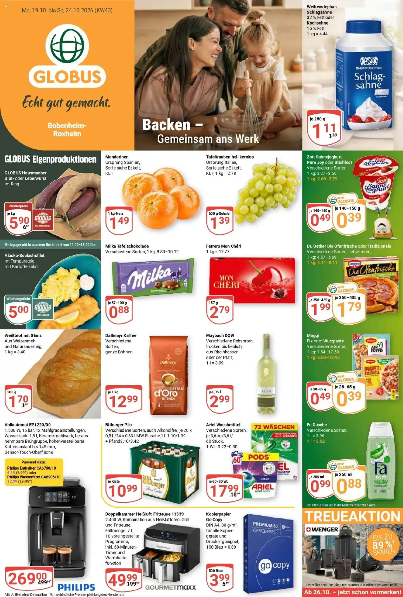 Vorschau von dem Prospekt des Geschäftes Globus, gültig ab dem 19.10.2026