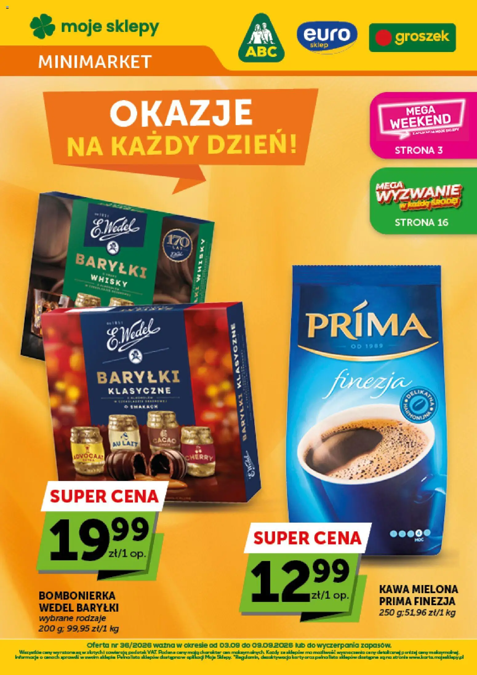 Pogląd gazetki "Groszek gazetka - Minimarket" ze sklepu Groszek ważnej od 03.09.2026