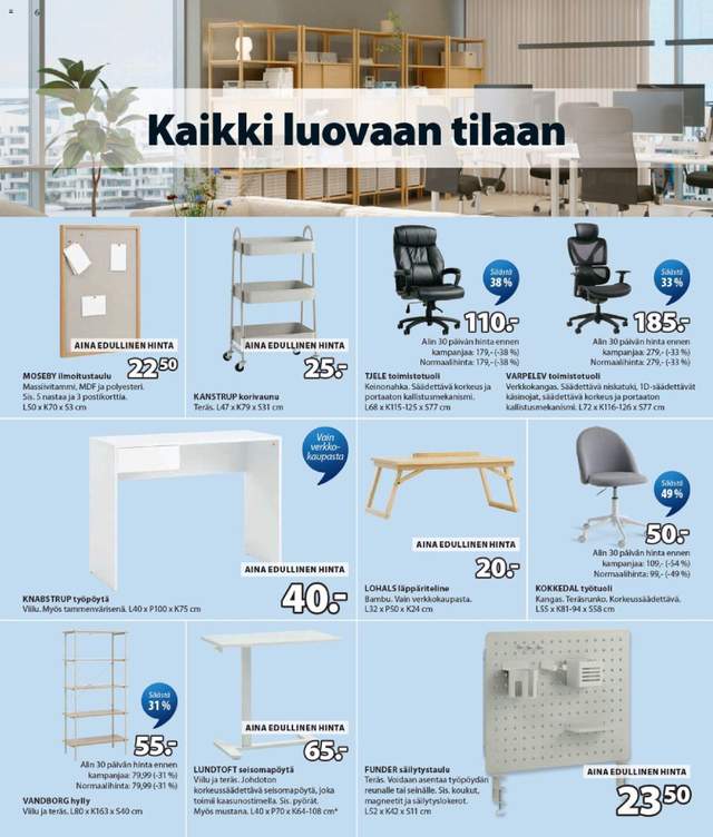 Uusi Jysk tarjouslehti alkaen 23/07
