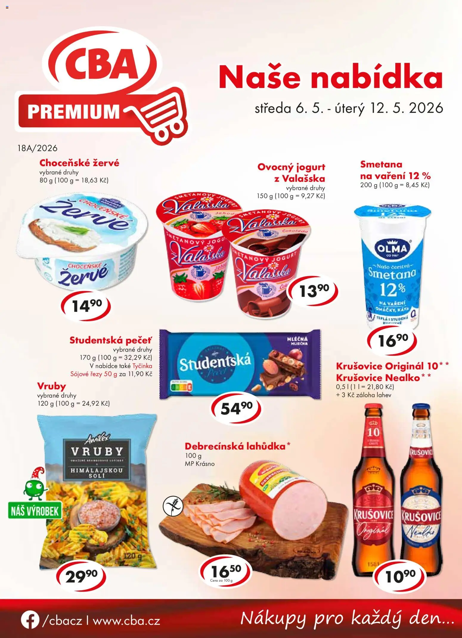 Náhled nabídky: CBA CBA leták - Premium platný od 06.05.2026
