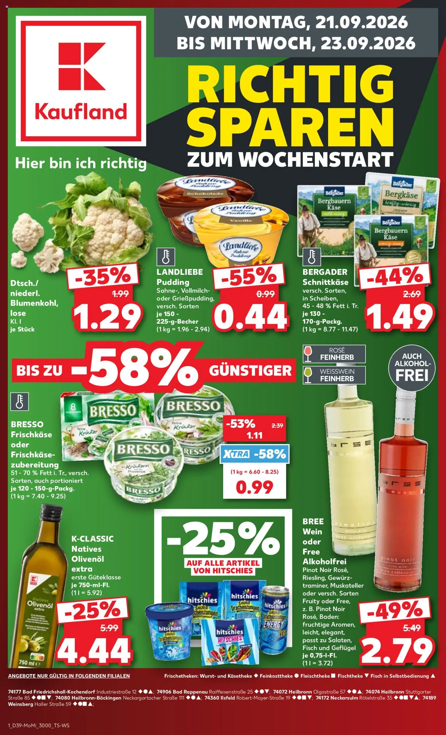 Voorbeeld van Kaufland DE -DE Folder Richting van winkel Kaufland DE geldig vanaf 21-09-2026
