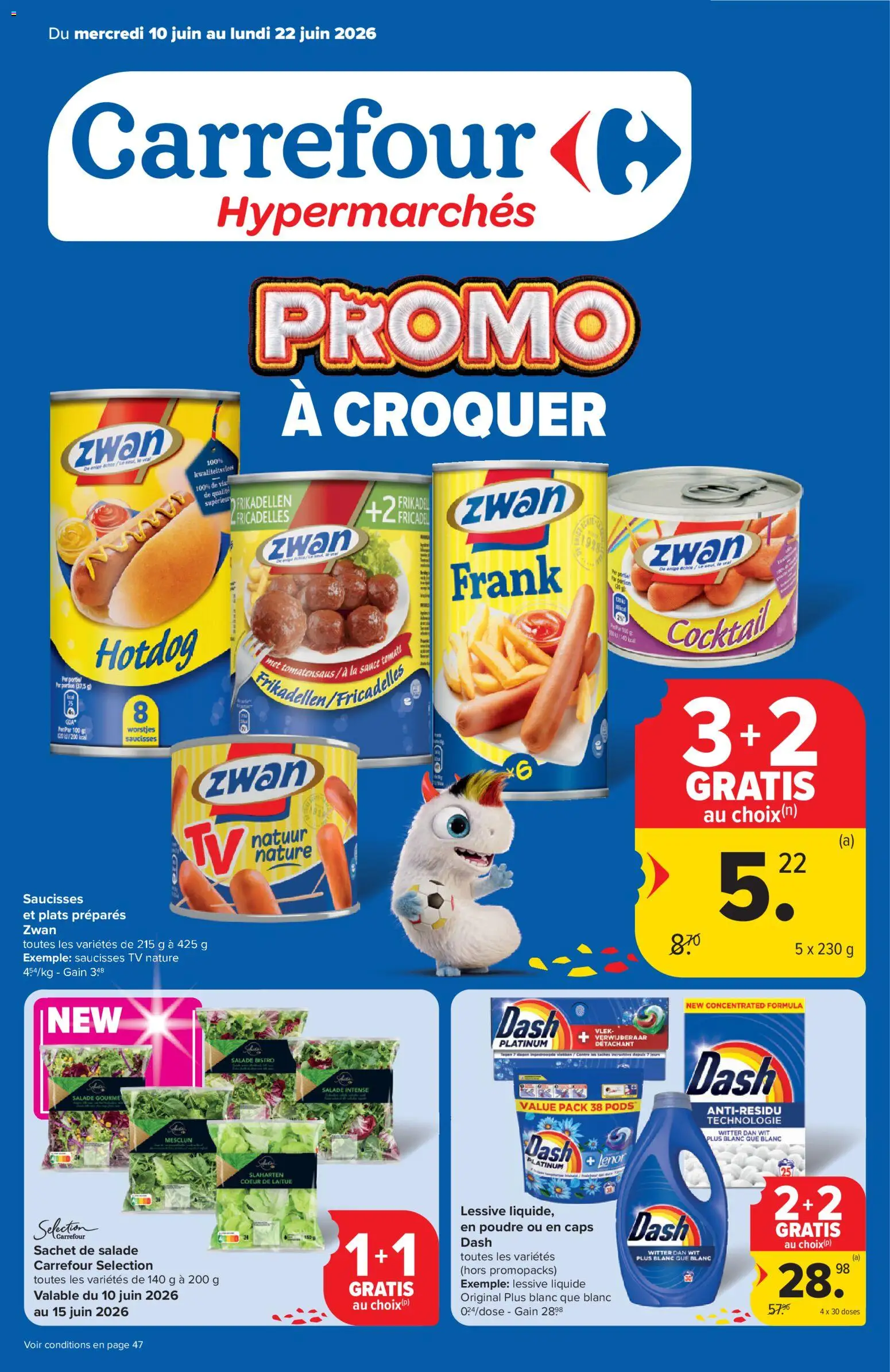 Voorbeeld van Carrefour Folder de la semaine 24 van winkel Carrefour geldig vanaf 10/06/2026