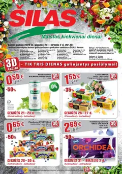 Šilas parduotuvės leidinio Šilas leidinys galiojančio nuo 2026.05.20 peržiūra