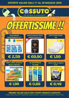 Anteprima dell'opuscolo Cossuto volantino Offertissime dal negozio Cossuto valido da 11/05/2026