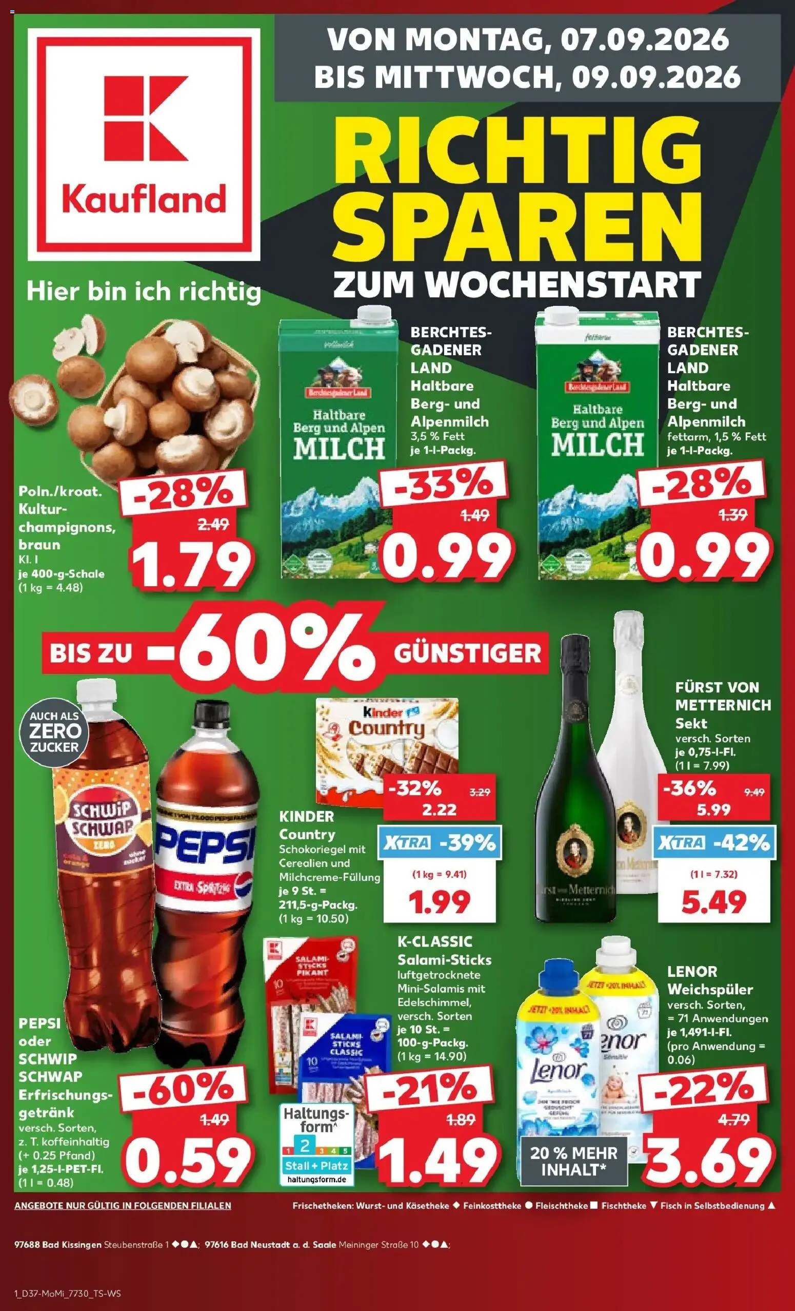Vorschau von dem Prospekt des Geschäftes Kaufland, gültig ab dem 07.09.2026