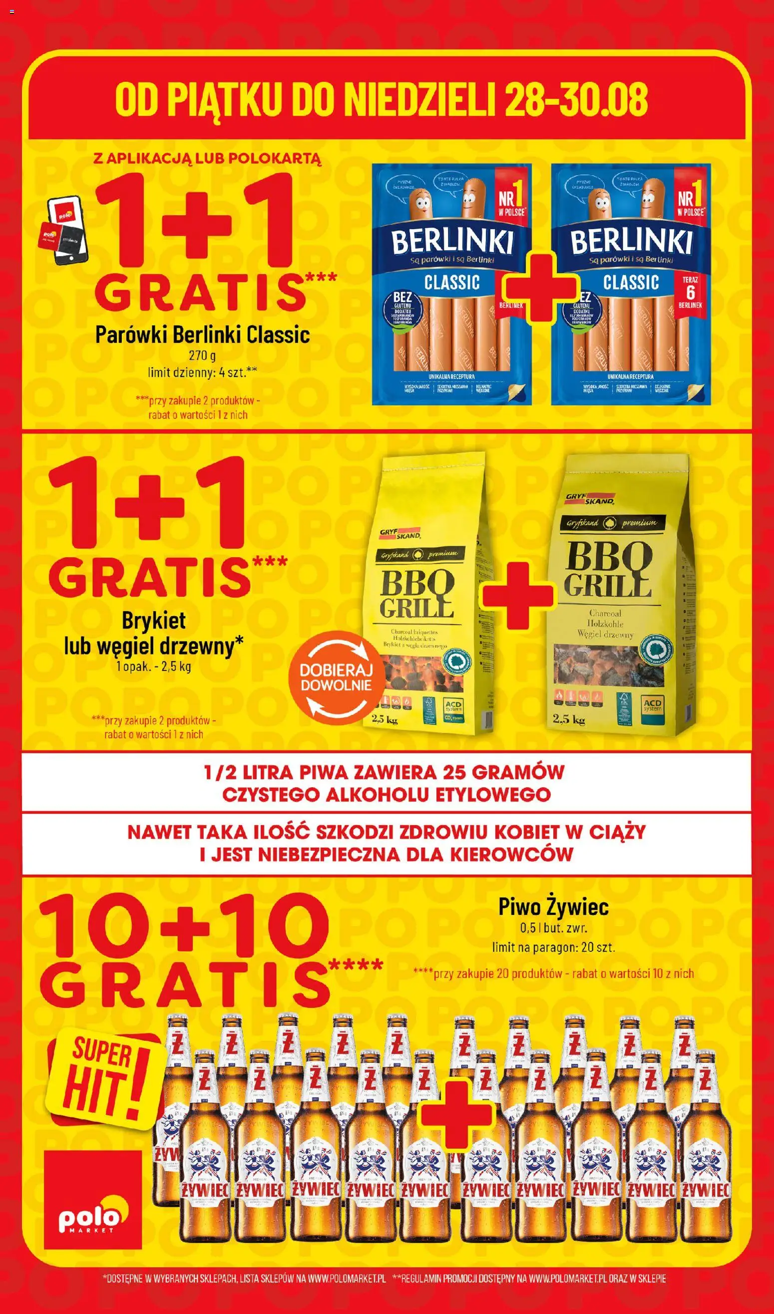 Pogląd gazetki "POLOmarket gazetka - Super Hity" ze sklepu POLOmarket ważnej od 28.08.2026