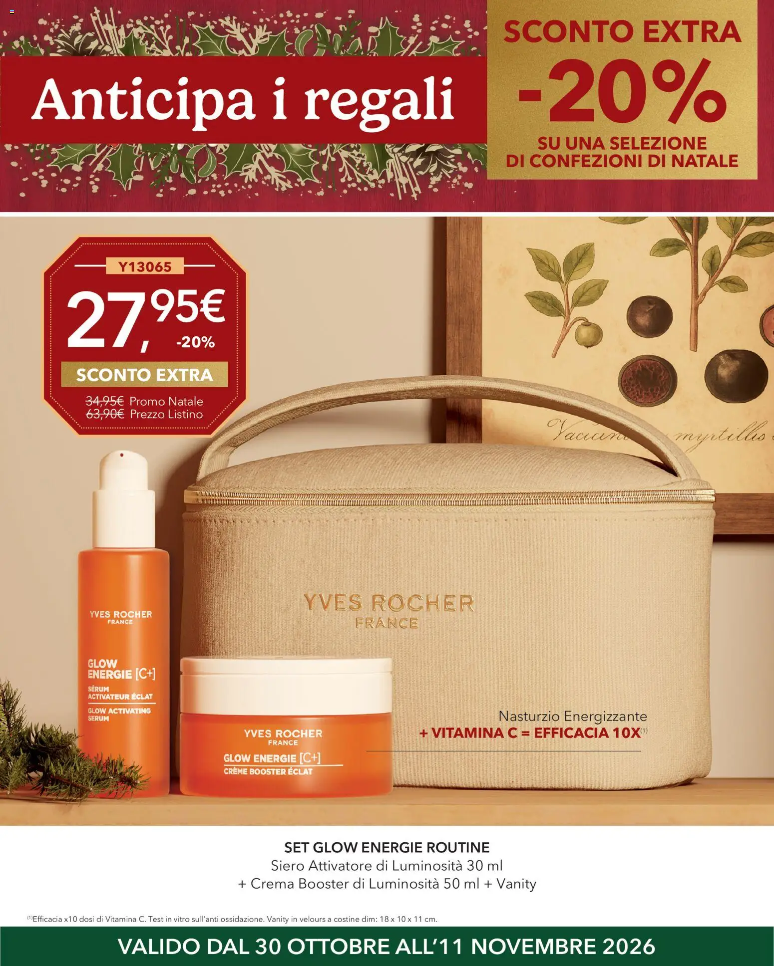 Anteprima dell'opuscolo Yves Rocher catalogo Anticipa I Regali dal negozio Yves Rocher valido da 30/10/2026 - Crema