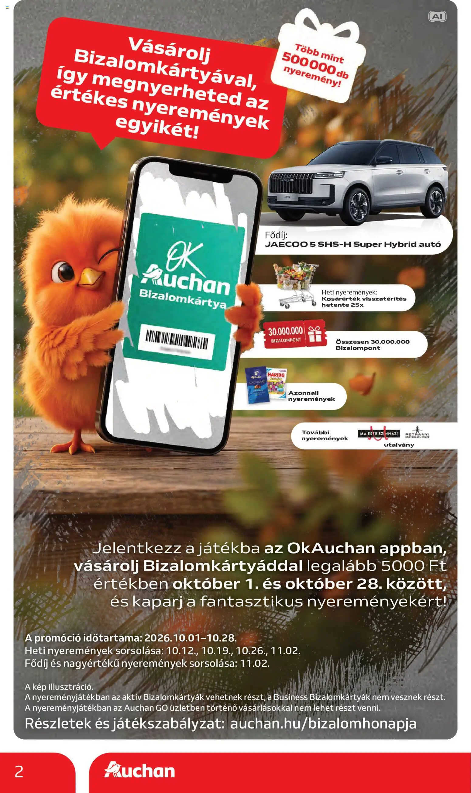 Auchan - Auchan akciós újság megtekintése, amely érvényes 2026.10.15.-től
