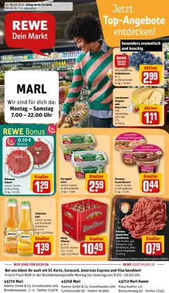 Vorschau von dem Prospekt des Geschäftes Rewe, gültig ab dem 05.10.2026