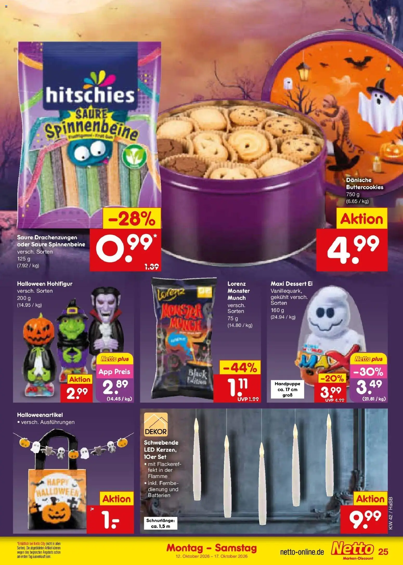 Vorschau von dem Prospekt des Geschäftes Netto Marken-Discount, gültig ab dem 12.10.2026 - Batterien, Monster