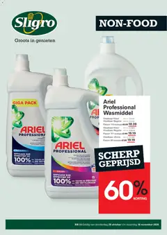 Voorbeeld van Sligro folder - Non food van winkel Sligro geldig vanaf 29-10-2026