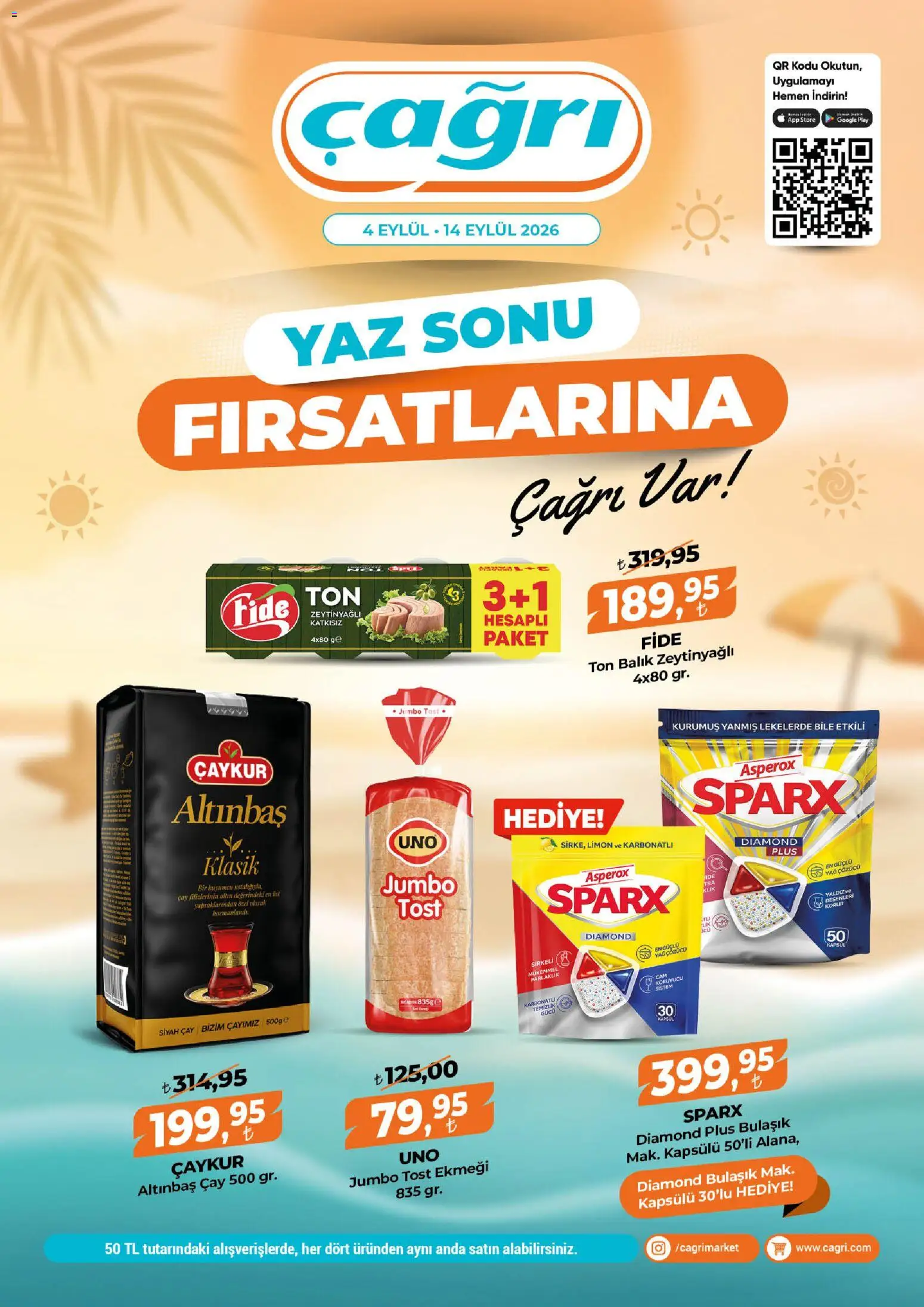 Çağrı Market Çağrı Market Katalog 04.09.2026 - Broşürünün önizlemesi