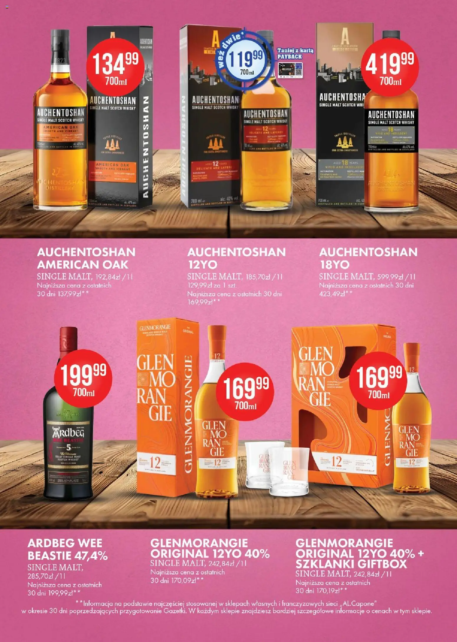 Pogląd gazetki "Al.Capone gazetka" ze sklepu Al.Capone ważnej od 07.09.2026 - Irish whiskey
