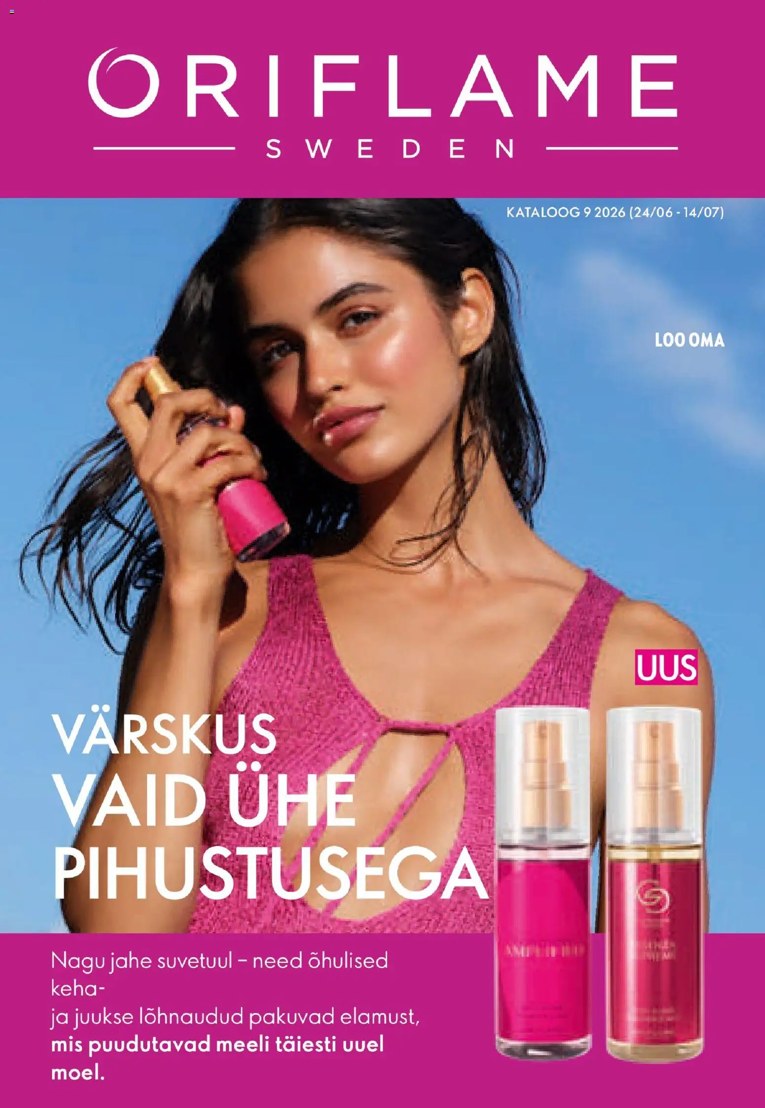 Oriflame kliendilehe eelvaade alates 24.06.2026
