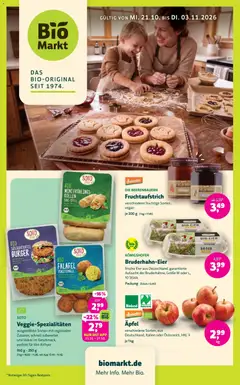 Vorschau von dem Prospekt des Geschäftes BioMarkt, gültig ab dem 21.10.2026