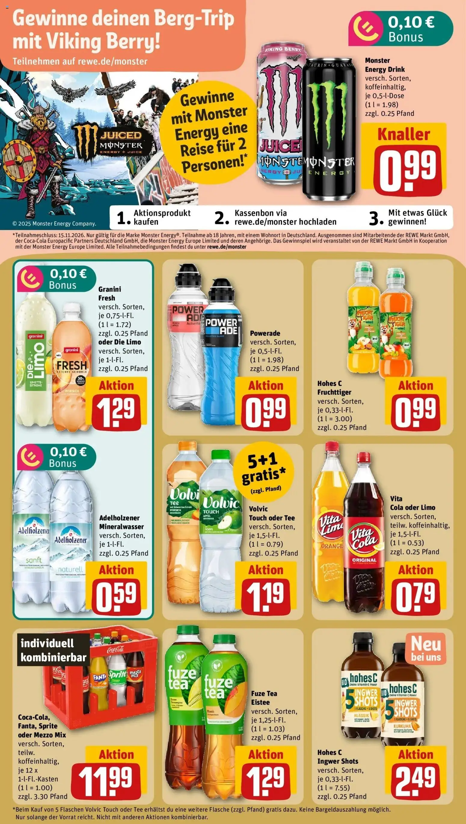 Vorschau von dem Prospekt des Geschäftes Rewe, gültig ab dem 26.10.2026