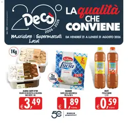 Anteprima dell'opuscolo Decò volantino Maxistore, Supermercati, Local Sicilia dal negozio Decò valido da 21/08/2026