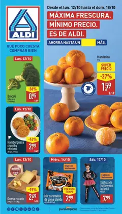 Vista previa del folleto de la tienda Aldi válido desde el 12/10/2026 