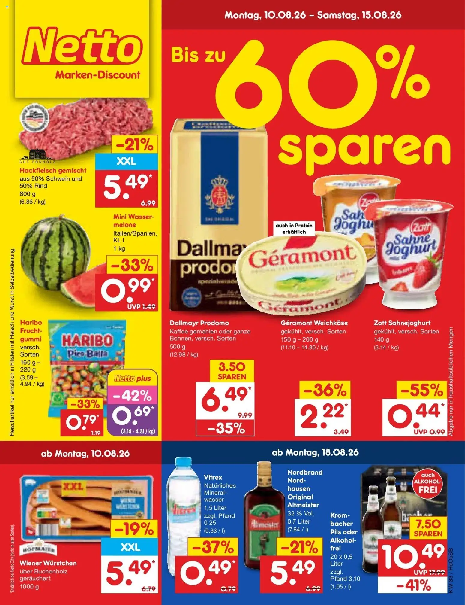 Vorschau von dem Prospekt des Geschäftes Netto Marken-Discount, gültig ab dem 10.08.2026