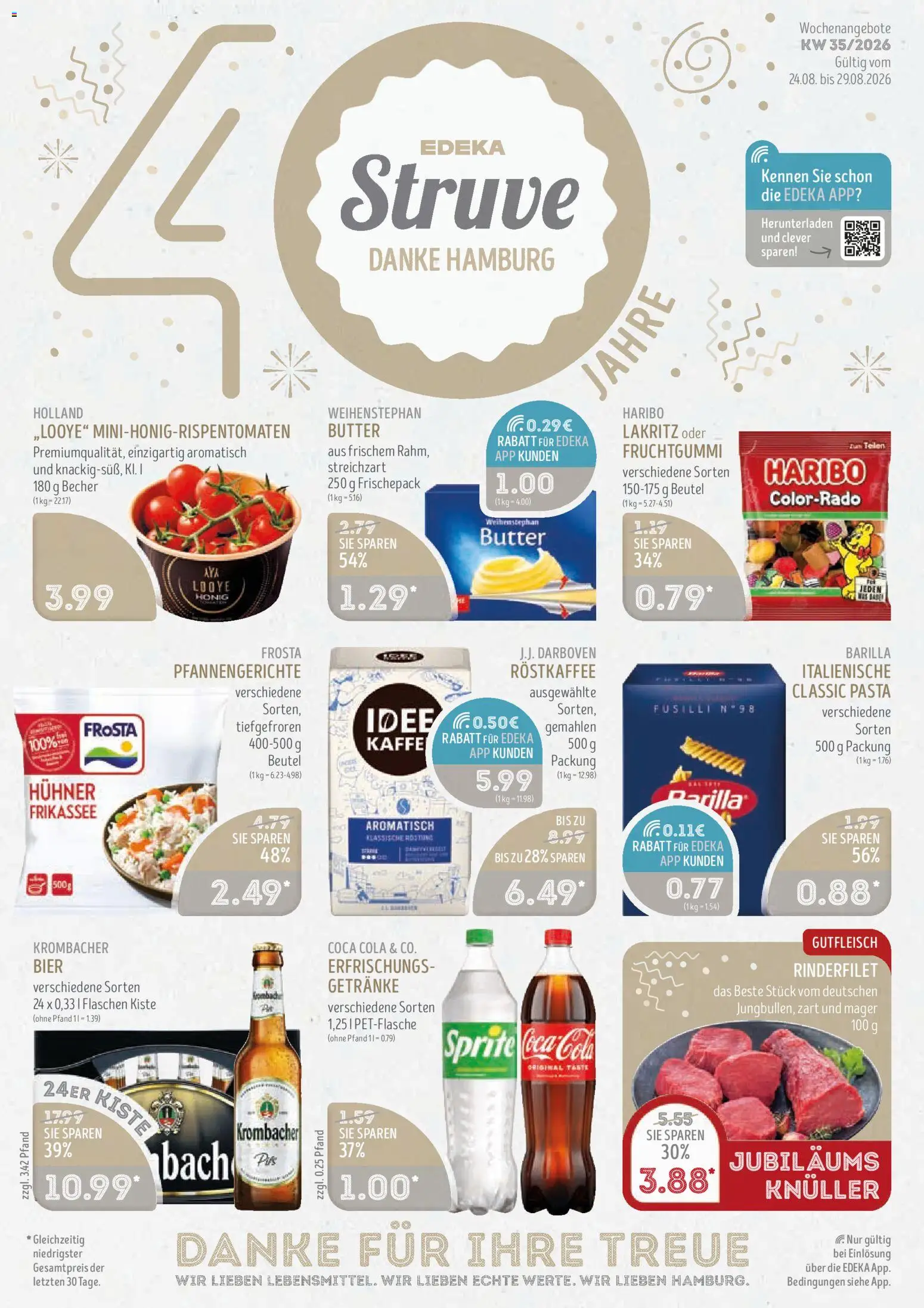 Vorschau von dem Prospekt des Geschäftes Edeka Struve, gültig ab dem 24.08.2026