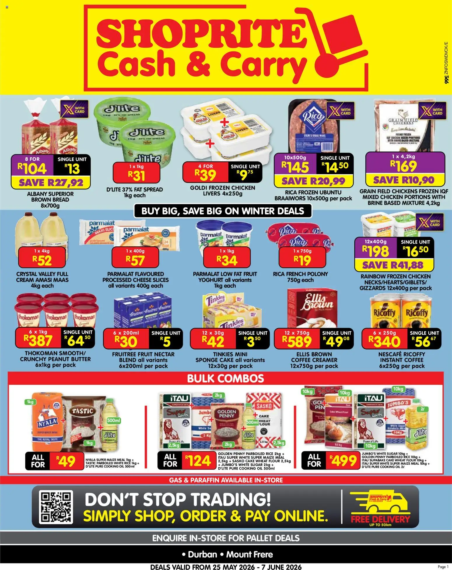 Preview of Shoprite flyer valid from 25/05/2026