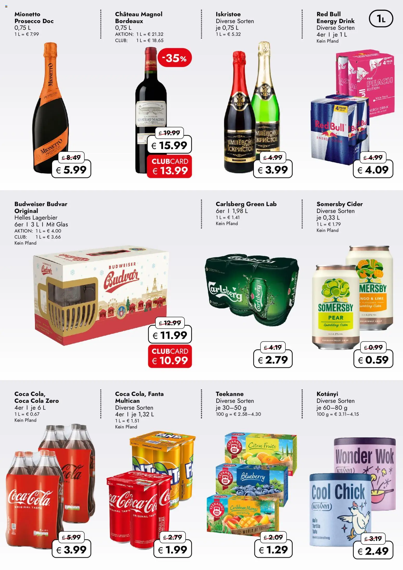 Vorschau von dem Prospekt des Geschäftes Travel Free, gültig ab dem 30.10.2026 - Mango, Red bull, Cola, Teekanne, Prosecco, Wok, Budweiser, Coca cola zero