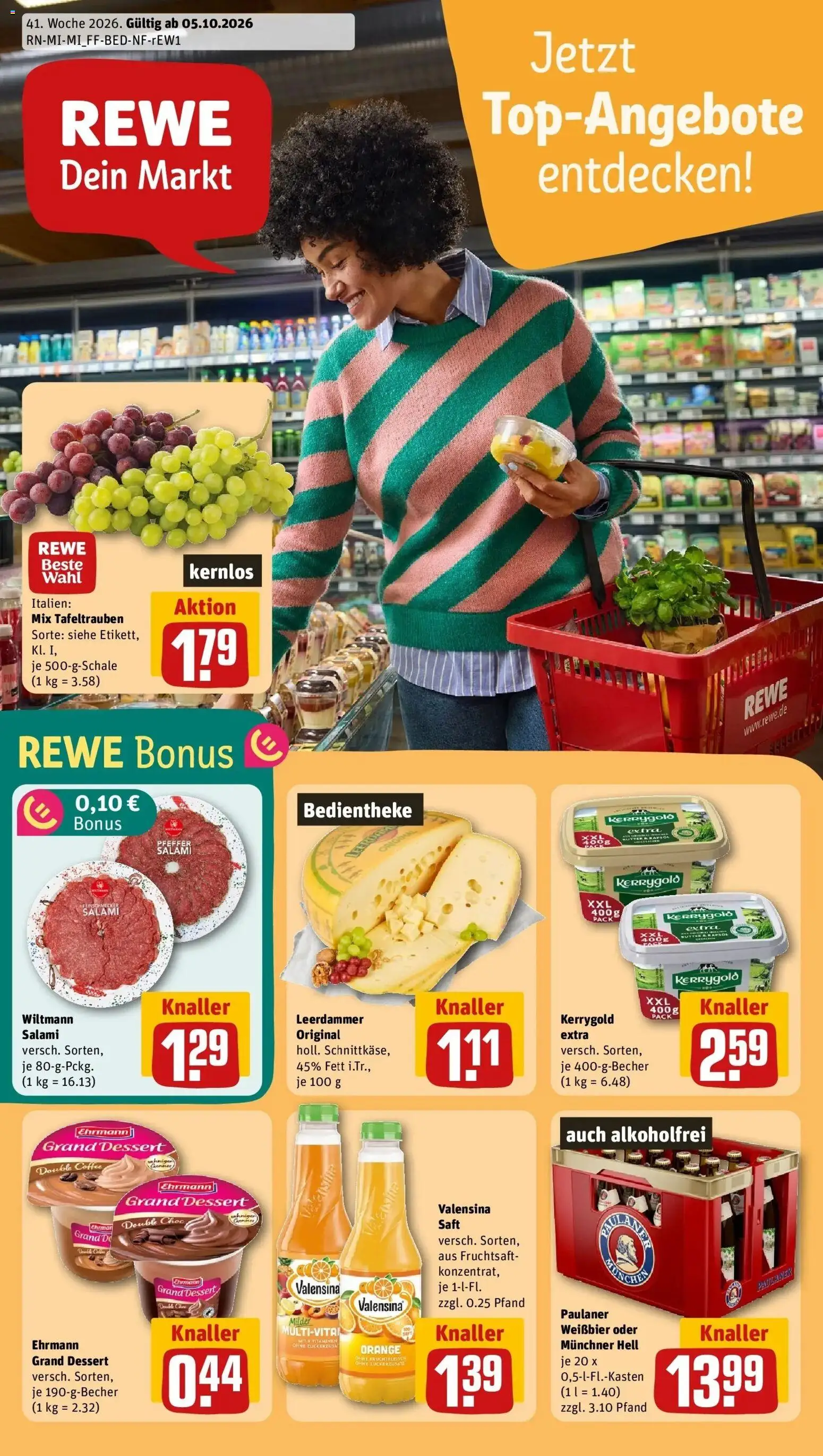 Vorschau von dem Prospekt des Geschäftes Rewe, gültig ab dem 05.10.2026