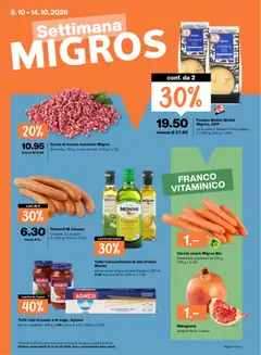 Vorschau des Merkblatts Migros aktionen IT vom Shop Migros gültig von 08.10.2026 bis 14.10.2026