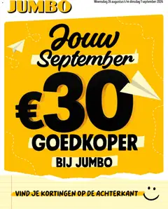 Prévisualisation de JUMBO Folder / Publicité du magasin JUMBO formulaire valide 26/08/2026