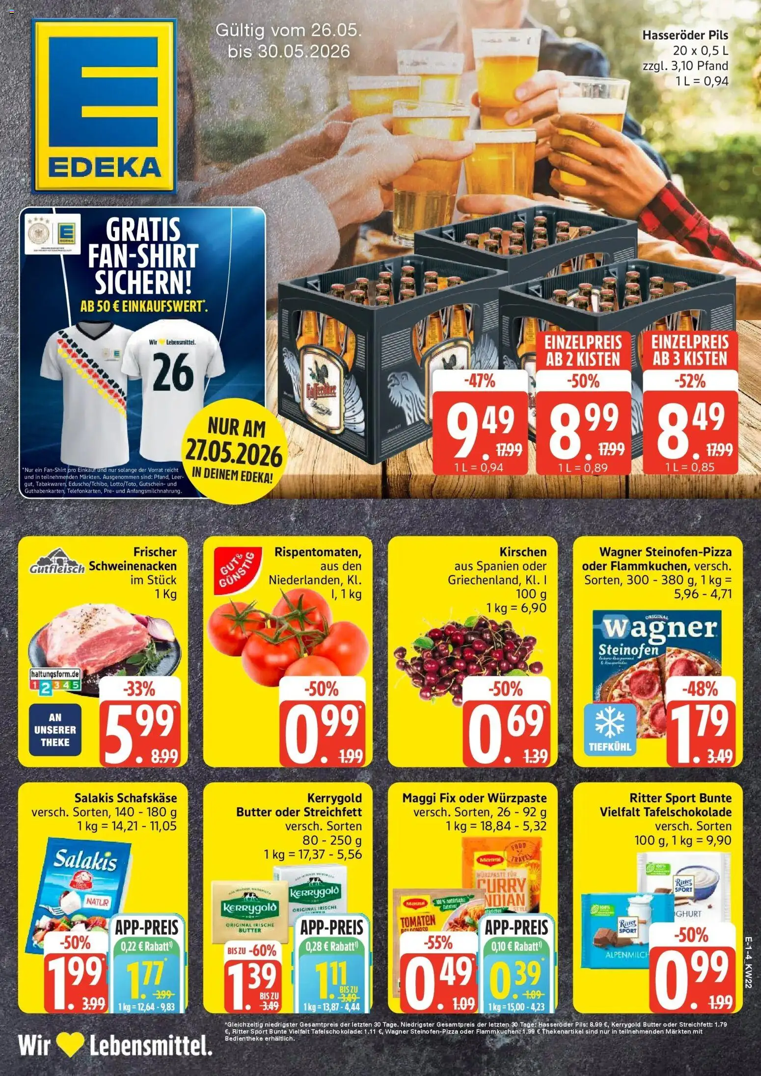 Vorschau von dem Prospekt des Geschäftes Edeka, gültig ab dem 26.05.2026