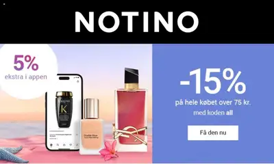Eksempel på tilbudsavis Notino fra butik Tilbud gyldig fra 11/05/2026